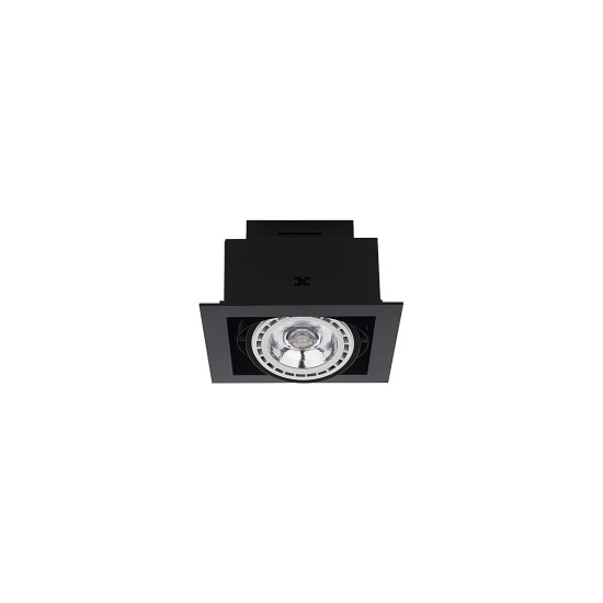 Nowodvorski Downlight fekete beépíthető lámpa (TL-9571) GU10 1 izzós  IP20