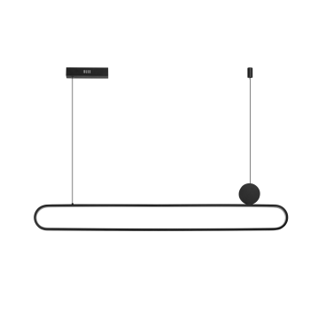 Azzardo Nicodemo fekete LED távirányítós függesztett lámpa (AZ-5450) LED 1 izzós IP20