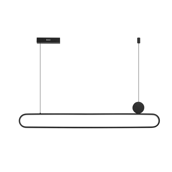 Azzardo Nicodemo fekete LED távirányítós függesztett lámpa (AZ-5450) LED 1 izzós IP20