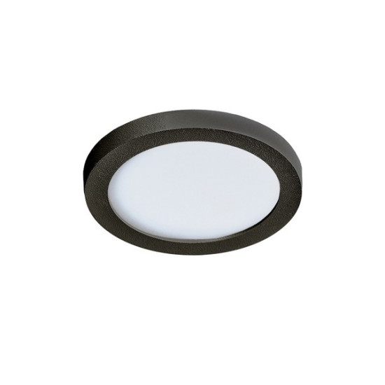 Azzardo Slim Round fekete-fehér LED beépíthető lámpa (AZ-2834) LED 1 izzós IP44