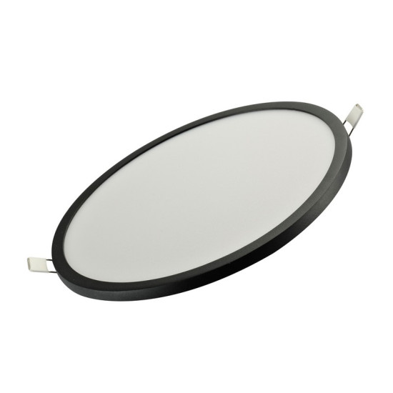 Azzardo Slim Round fekete-fehér LED beépíthető lámpa (AZ-4164) LED 1 izzós IP44