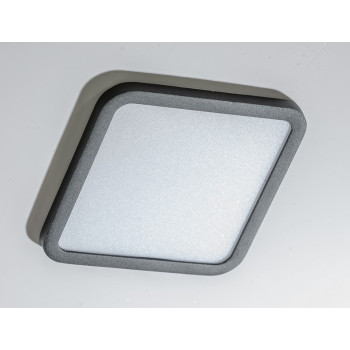 Azzardo Slim Square fekete-fehér LED beépíthető lámpa (AZ-4377) LED 1 izzós IP44