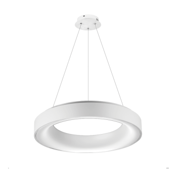 Azzardo Sovana fehér LED távirányítós függesztett lámpa (AZ-3442) LED 1 izzós IP20