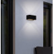 Eglo Costorio fekete-barna LED kültéri fali lámpa (EG-900291) LED 1 izzós IP44