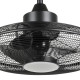 EGLO IGELDO fekete LED mennyezeti ventilátoros lámpa (EG-35133) LED 1 izzós IP20