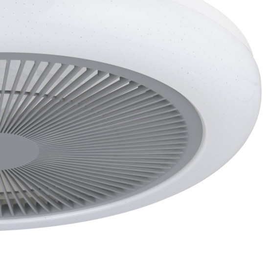 EGLO KOSTRENA szürke-fehér LED mennyezeti ventilátoros lámpa (EG-35138) LED 1 izzós IP20