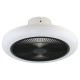 EGLO KOSTRENA fekete-fehér LED mennyezeti ventilátoros lámpa (EG-35139) LED 1 izzós IP20