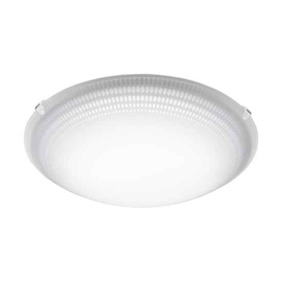 EGLO MAGITTA 1 fehér-fehér-átlátszó LED fali lámpa/mennyezeti lámpa (EG-95672) LED 3 izzós IP20