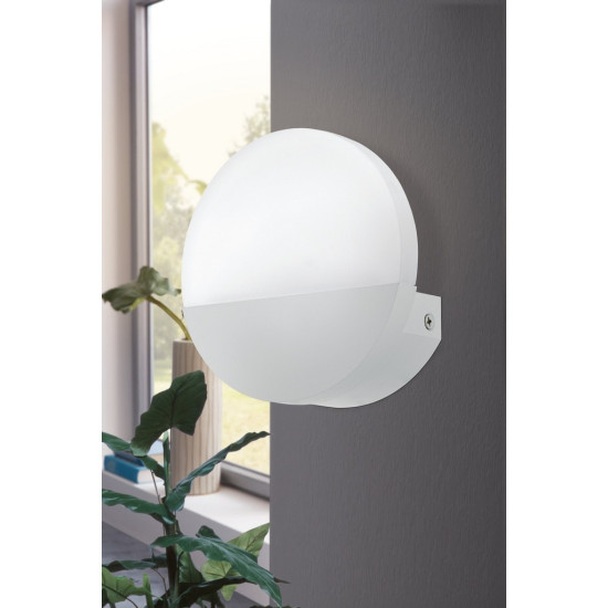 EGLO METRASS 1 fehér - szatinált LED fali lámpa (EG-96039) LED 1 izzós IP20