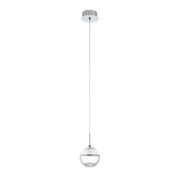 EGLO MONTEFIO 1 króm LED függesztett lámpa (EG-93708) LED 1 izzós IP20