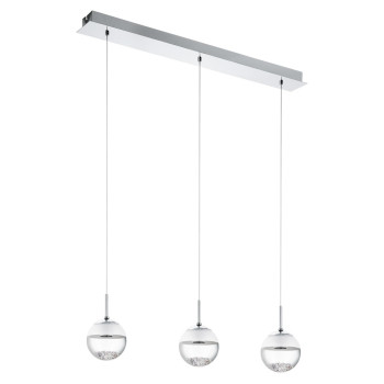 EGLO MONTEFIO 1 króm LED függesztett lámpa (EG-93784) LED 3 izzós IP20