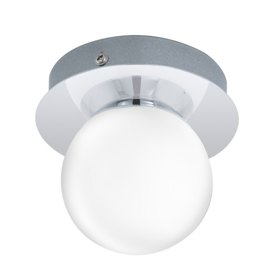 EGLO MOSIANO króm - fehér LED fali lámpa/mennyezeti lámpa (EG-94626) LED 1 izzós IP44