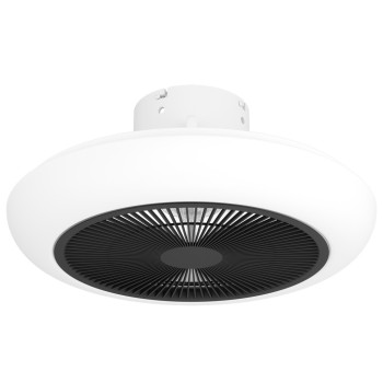 EGLO SAYULITA fekete-fehér LED mennyezeti ventilátoros lámpa (EG-35094) LED 1 izzós IP20
