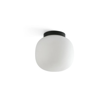 Faro Amelia fekete-fehér fürdőszobai mennyezeti lámpa (FAR-68611) E27 1 izzós IP44