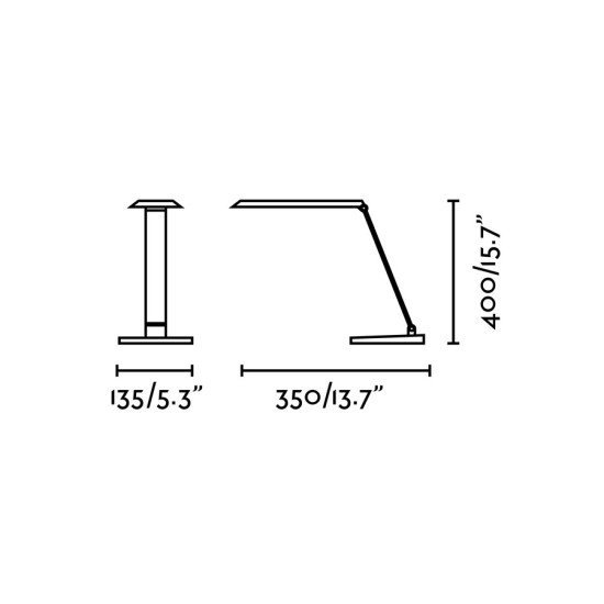 Faro Anouk fekete LED asztali lámpa (FAR-53415) LED 1 izzós IP20