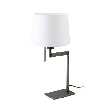 Faro Artis bronz-fehér asztali lámpa (FAR-68488) E27 1 izzós IP20