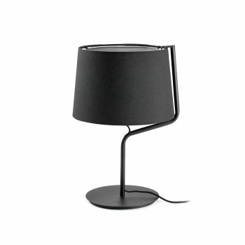 Faro Berni fekete asztali lámpa (FAR-29333) E27 1 izzós IP20