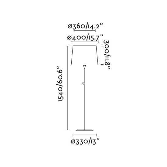 Faro Conga fehér állólámpa (FAR-64312-07) E27 1 izzós IP20