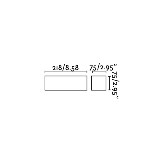 Faro Eaco fehér fali lámpa (FAR-63176) G9 1 izzós IP20