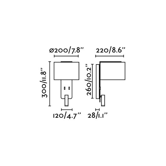 Faro Fold fehér olvasólámpás fali lámpa (FAR-64304) E27 2 izzós IP20