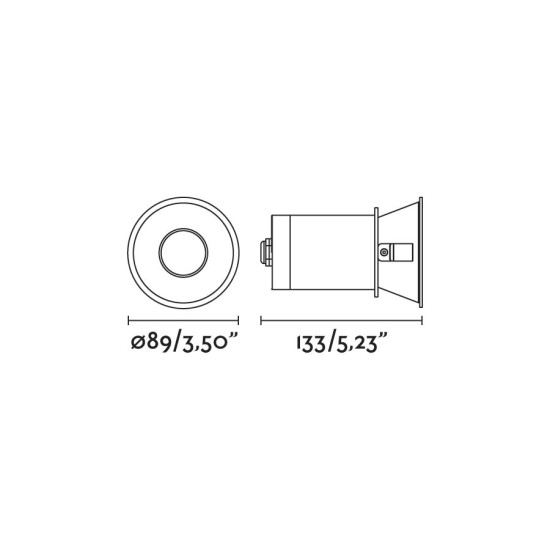 Faro Fresh fekete beépíthető lámpa (FAR-2101402) GU10 1 izzós IP65