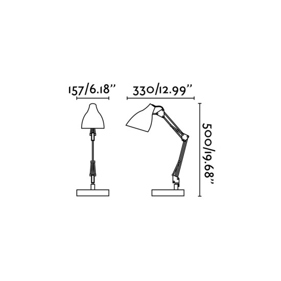 Faro Gru fehér asztali lámpa (FAR-51916) E27 1 izzós IP20