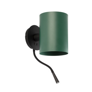 Faro Guadalupe fekete-zöld fali lámpa (FAR-20032-81) E27 2 izzós IP20