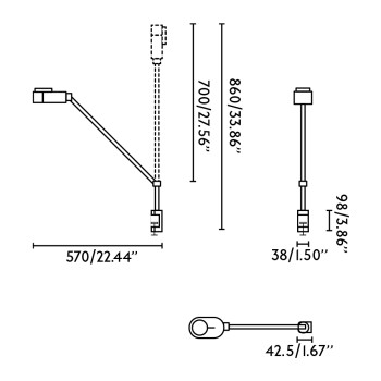 Faro Inviting fehér LED asztali lámpa (FAR-57315) LED 1 izzós IP20