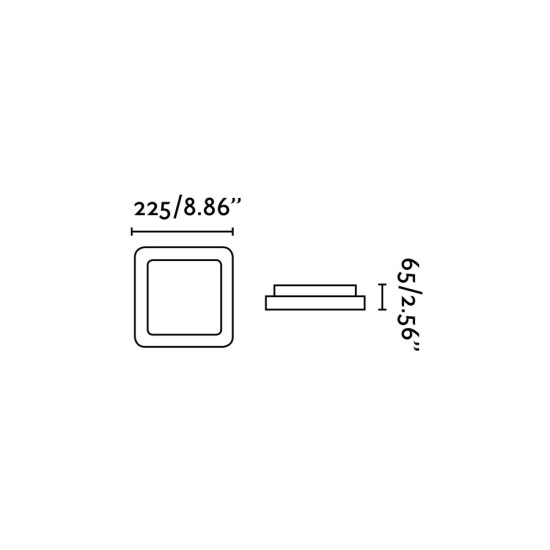 Faro Iris nikkel-fehér LED mennyezeti lámpa (FAR-63393) LED 1 izzós IP20