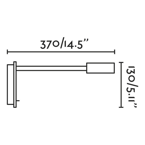 Faro Juliet króm LED fali lámpa (FAR-41025N) LED 1 izzós IP20