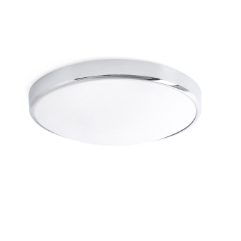 Faro Kao nikkel-fehér fürdőszobai LED mennyezeti lámpa (FAR-63399) LED 1 izzós IP44