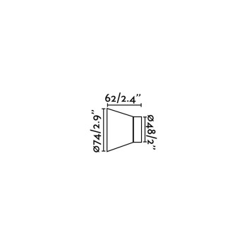 Faro Kera fekete fali lámpa (FAR-62301) E27 1 izzós IP20