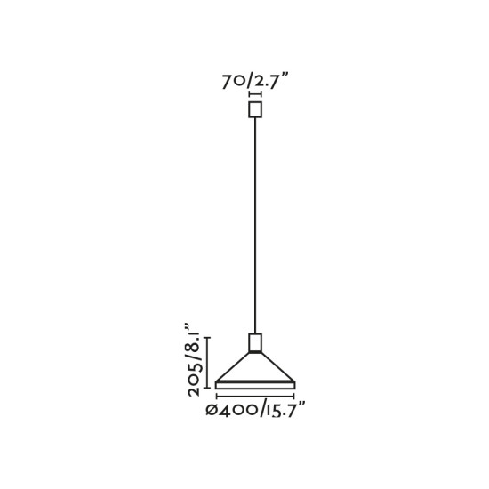 Faro Kombo fekete-szürke függesztett lámpa (FAR-68595-1L) E27 1 izzós IP20