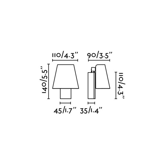 Faro Le Petit fehér LED fali lámpa (FAR-62161) LED 1 izzós IP20