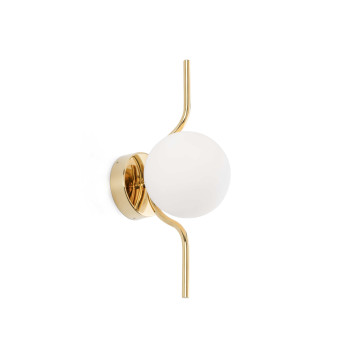 Faro Levita arany-fehér LED fali lámpa (FAR-29690) LED 1 izzós IP20
