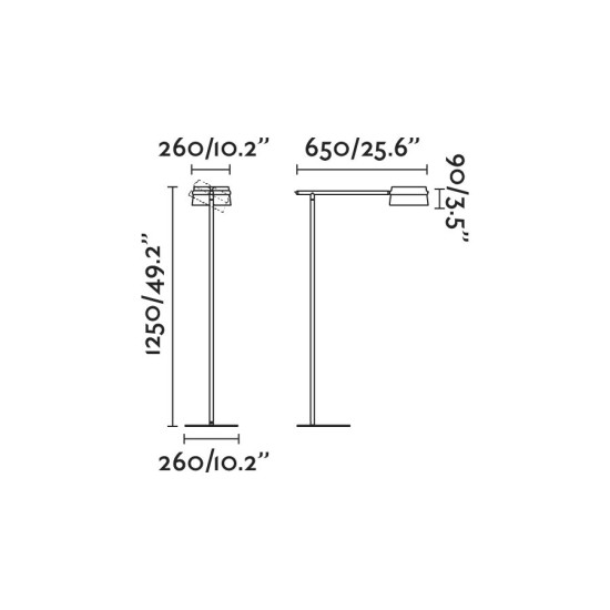 Faro Loop fekete-barna LED állólámpa (FAR-29399) LED 1 izzós IP20