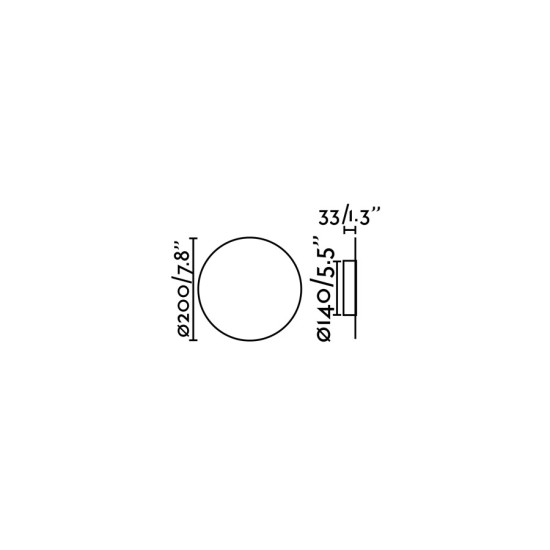 Faro Luna fehér LED fali lámpa (FAR-63225) LED 1 izzós IP20