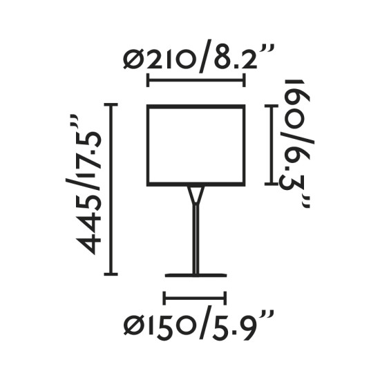 Faro Mambo fekete-barna asztali lámpa (FAR-64317-47) E27 1 izzós IP20