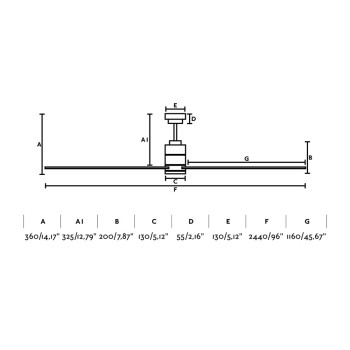 Faro MANHATTAN nikkel LED mennyezeti csillár ventilátor (FAR-33496) LED 1 izzós IP20