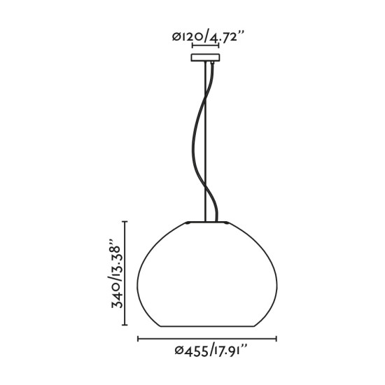 Faro MAR fekete-zöld függesztett lámpa (FAR-20405) E27 1 izzós IP20