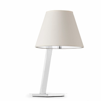 Faro Moma króm-fehér asztali lámpa (FAR-68500) E27 1 izzós IP20