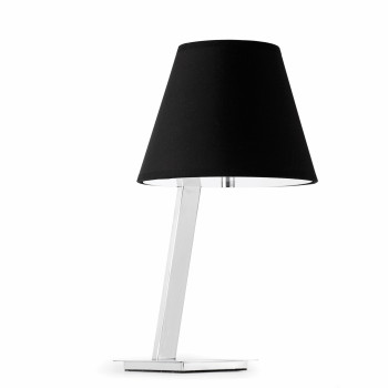 Faro Moma króm-fekete asztali lámpa (FAR-68501) E27 1 izzós IP20