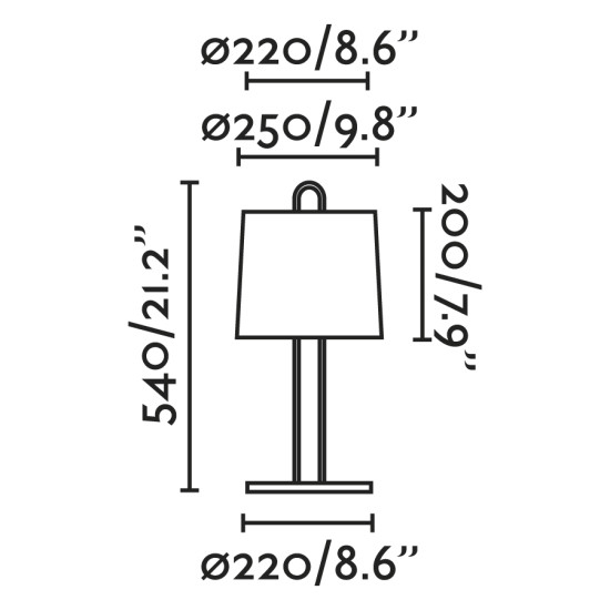 Faro Montreal fehér-bézs asztali lámpa (FAR-24034-05) E27 1 izzós IP20