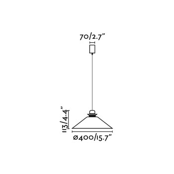 Faro Naos bézs-terrakotta függesztett lámpa (FAR-64501) E27 1 izzós IP20