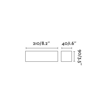 Faro Nash fekete LED fali lámpa (FAR-62821) LED 1 izzós IP20