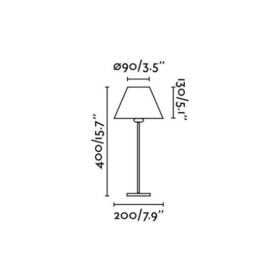 Faro Nidia nikkel-fehér asztali lámpa (FAR-68423) E27 1 izzós IP20