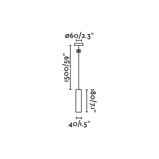 Faro Ora fekete LED függesztett lámpa (FAR-29895) LED 1 izzós IP20