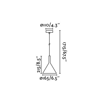 Faro Pam fekete LED függesztett lámpa (FAR-64160) LED 1 izzós IP20