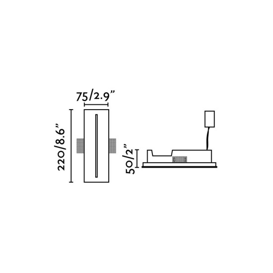 Faro Plas fehér LED beépíthető lámpa (FAR-63282) LED 1 izzós IP20