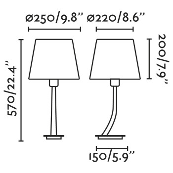 Faro Rem arany-fehér asztali lámpa (FAR-29685-04) E27 1 izzós IP20